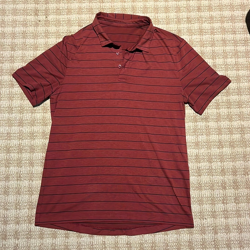 Lululemon Striped Polo